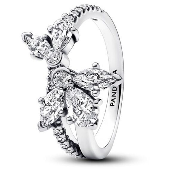 Pandora Jewelry - Pandora Sparkling Asymmetrical Herbarium Cluster Ring